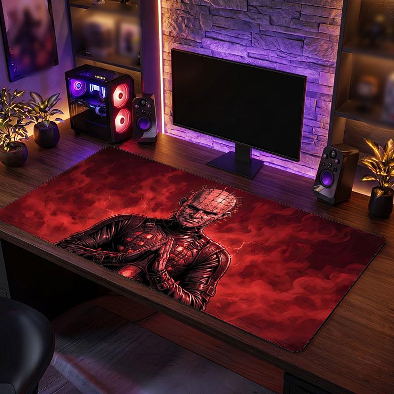 Big Mouse PadHellraiser Pinhead Extended Soft Desk Mat Gaming Office Computer Table Decor Mat