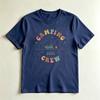 2026 Camping Crew Retro Rainbow Graphic TShirt Vintage Mountain Camper Tee Family Group Camping Trip Matching Casual Shirt