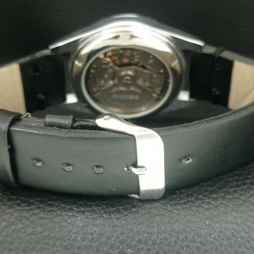 ОТРЕМОНТИРОВАННЫЕ МУЖСКИЕ ВИНТАЖНЫЕ ЯПОНСКИЕ АВТОМАТИЧЕСКИЕ ЧАСЫ SEIKO 6309A ЧЕРНЫЙ ЦИФЕРБЛАТ a442557-1