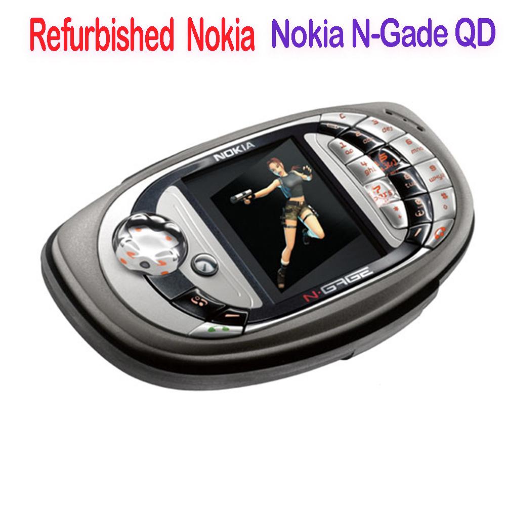 Восстановленный оригинальный мобильный телефон Nokia N-Gage QD с 1 SIM-картой