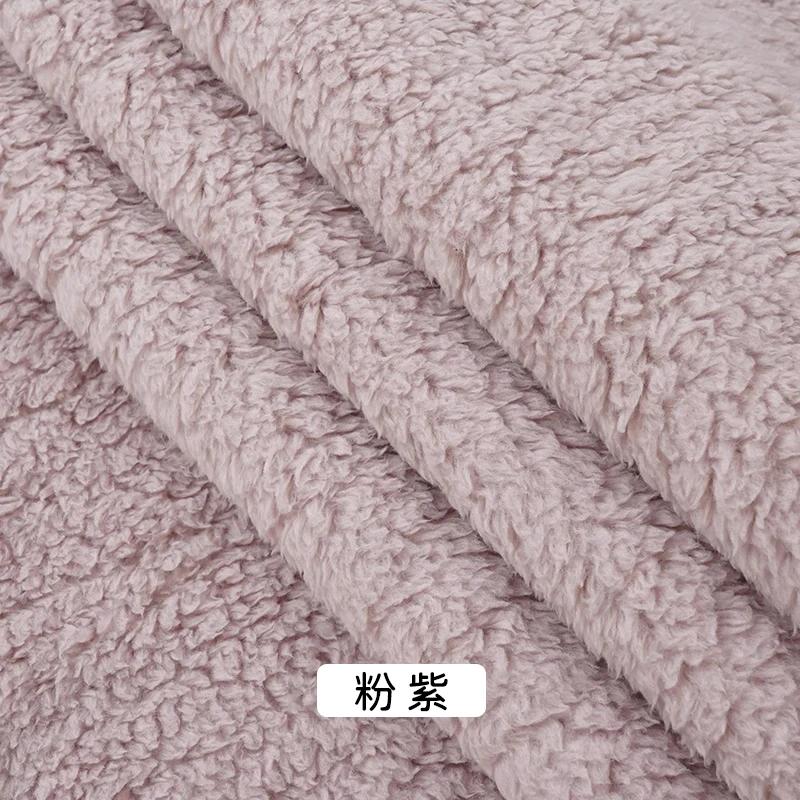 0,5/1 Ярд Утолщенная Двусторонняя Фланелевая Ткань Для Плюшевых Игрушек, Подкладки для Верхней Одежды, Худи, Гнезда для Животных, Шарфы, Ткани для Рукоделия