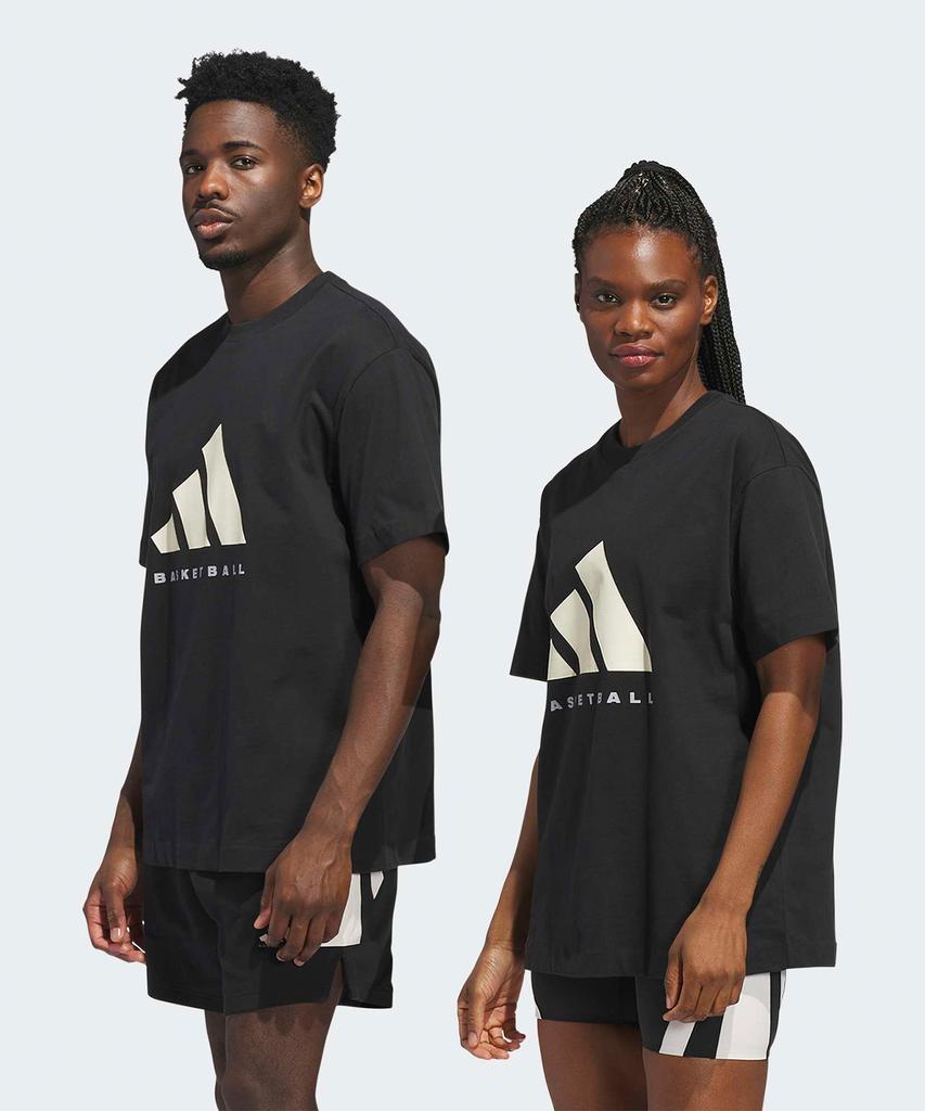 adidas Баскетбольная футболка - Черный / Jx5575