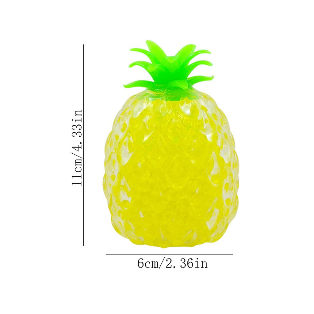 Новая милая смешная маленькая ананасовая фруктовая игрушка-пищалка из мальтозы, сжималка-пищалка, игрушка для снятия стресса для взрослых, подарок для детей, антистрессовый мячик-пищалка, медленное восстановление