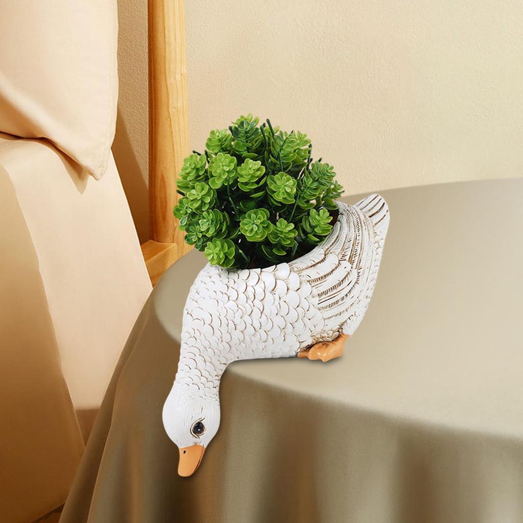 Animal Flower Pot Decorative Plant Pot Easter Decoration Multipurpose Plant Container for Patio Balcony Backyard
