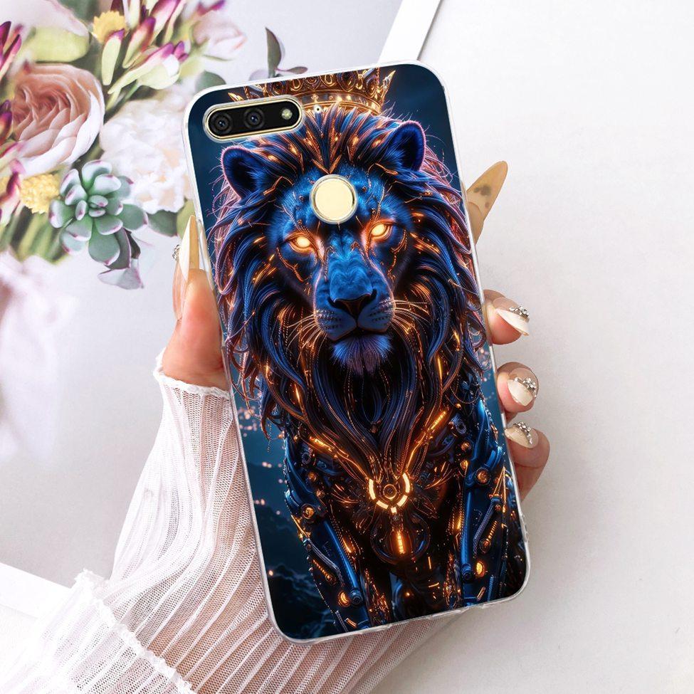 For Huawei Y6 Prime 2018 Case Transparent Cute Fashion Butterfly Funny Painted Casing For Huawei Y6Prime 2018 ATU-L31 ATU-L42