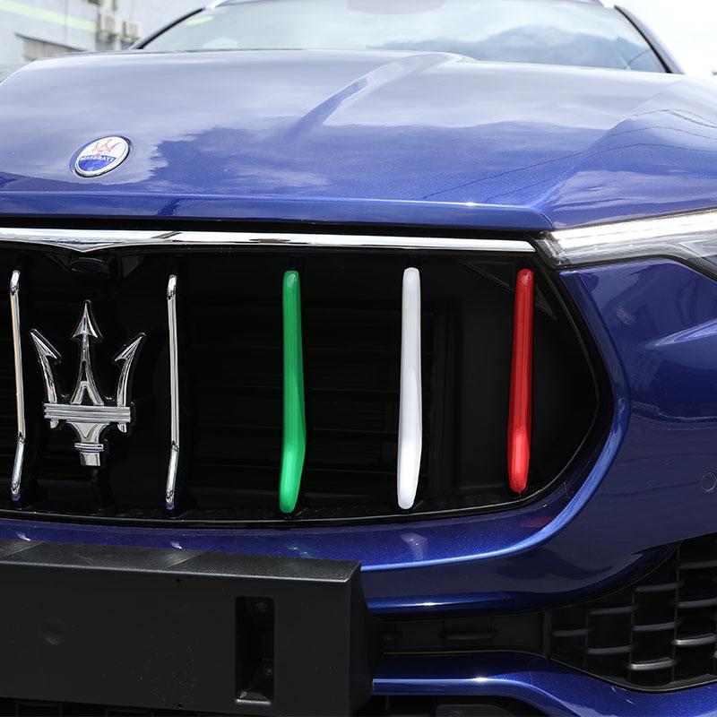Для Maserati Levante 16-21, для Ghibli 14-17, для Quattroporte 13-16, ABS, передняя решетка автомобиля, Накладка, наклейка, автомобиль