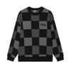 Оригинальный клетчатый модный теплый свитер-пуловер мужской свитер черный F51M519402FBK