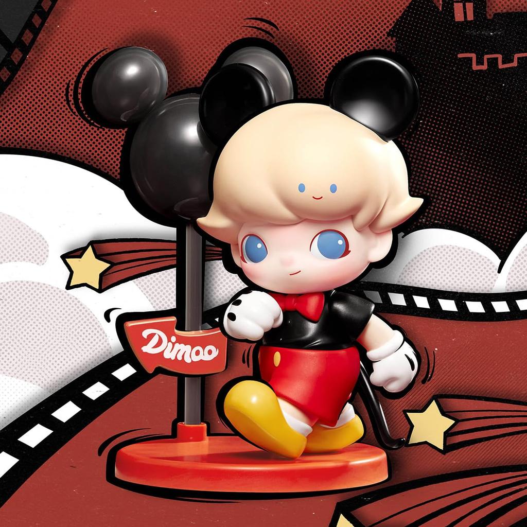 POP MART DIMOO WORLD DISNEY Series Pop Mart Gachapon Blind Box Фигурка Пластиковая модель Премиум Игрушка ПВХ Мягкий винил Оригинальный персонаж Подарок на день рождения × [1