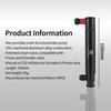 Qiudanow Dual Modes Bike Inflator Manual Hand Pump & CO2 Cartridge Inflator with Quick Switch Button fits Presta/Schrader Valves