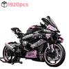 Technical Famous Motorcycle M1000 RR Building Block Locomotive Model Vehicle Racing Car Toys Bricks Motorbike Boys Kid Gifts