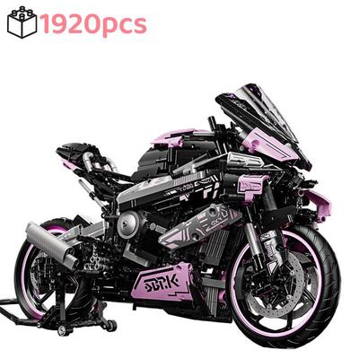 Технический знаменитый мотоцикл M1000 RR Building Block Локомотив Модель автомобиля Гоночный автомобиль Игрушки Кирпичи Мотоцикл Мальчики Детские Подарки