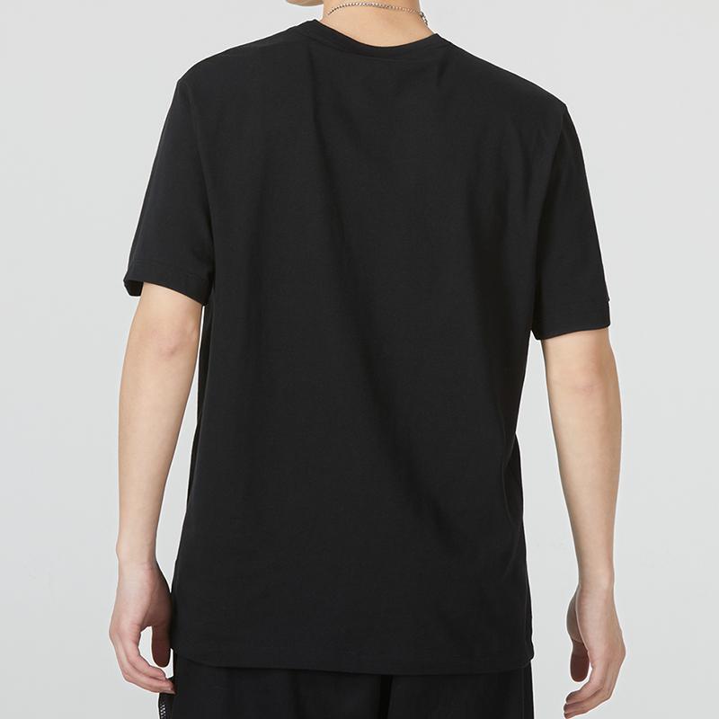 Jordan T Shirts Men's Black Crew Neck Moderate Straight Fit DN4430-010