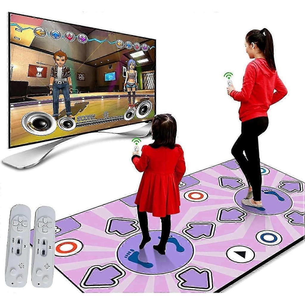 AI Camera Dual-Player Wireless Dance Mat – A non-slip dance mat suitable for both children and adults.