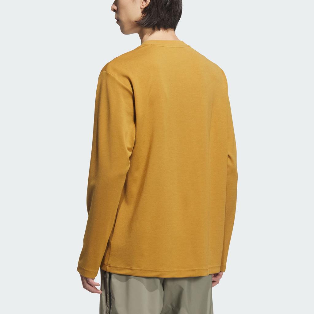 adidas Мужская футболка с длинным рукавом M Wheat Brown JY6945