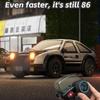1/64 MINI AE86 RC Drift Car Black&White Remote Control Racing Car RC Stunt Car  Adults Kids