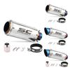 Motorcycle Exhaust Muffler Pipe Stainless Steel Tail Pipe Replacement Compatible For R3 R1 ATV Dirt Bike Street Bike