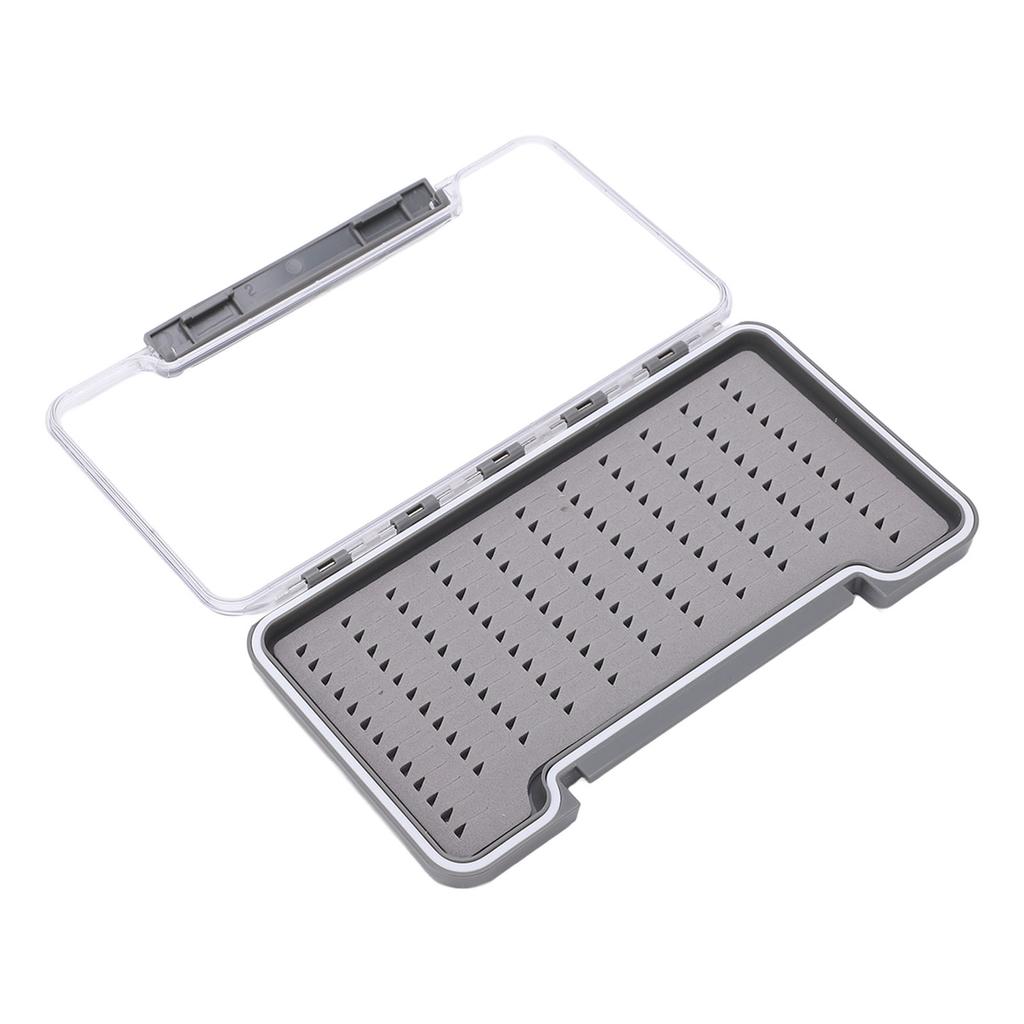 Коробка для нахлыста Водонепроницаемая легкая прозрачная ABS-ракушка рыболовные крючки коробкаТреугольная