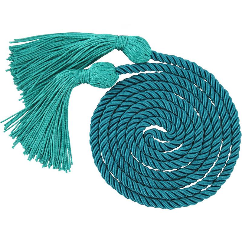 170CM Graduation Honor Cord Double Fringe Tassels Long Rope for Academic Ceremony Student Outfit Party Accessory