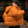 Men Harajuku Colorful Bubble Coat Winter Jacket Mens Streetwear Hip Hop Parka Korean Yellow Black Clothes Puffer Jackets