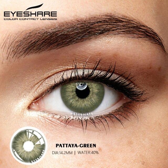 Контактные линзы для женщин, контактные линзы для макияжа Pataya для глаз, синие, коричневые, фиолетовые цветные линзы, 2 шт., годовые цветные линзы для глаз