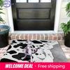 Pokemon Mewtwo Print Doormat Anti-slip Absorbent Floor Mat for Home Entrance Bedroom Living Room Decor