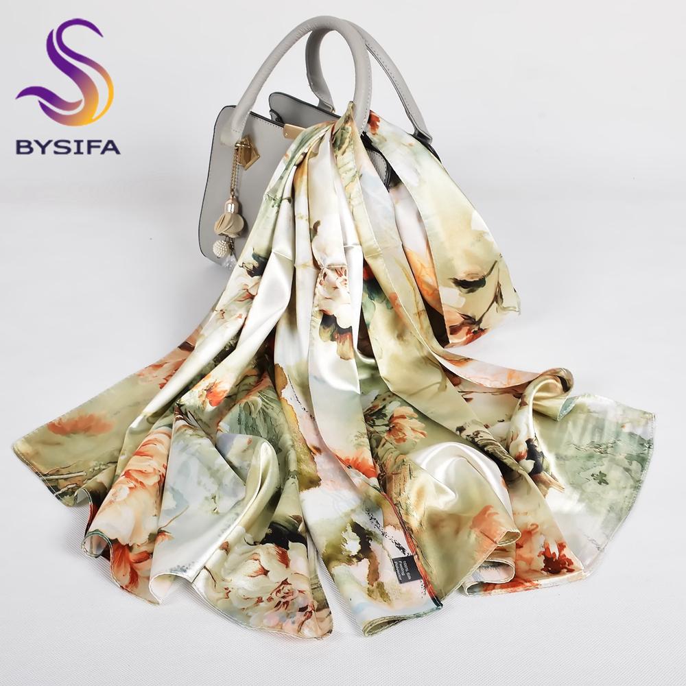 New Spring Fall Pink Rose Silk Scarf Shawl Printed Winter Fashion Women Neck Scarf Floral Design Long Scarves Wraps 160*70cm