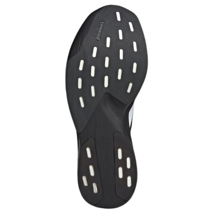 adidas Adizero Evo SL Увеличивающие рост Низкие Марафонские Тренировочные Беговые Кроссовки Мужские Черно-Белые JP7149