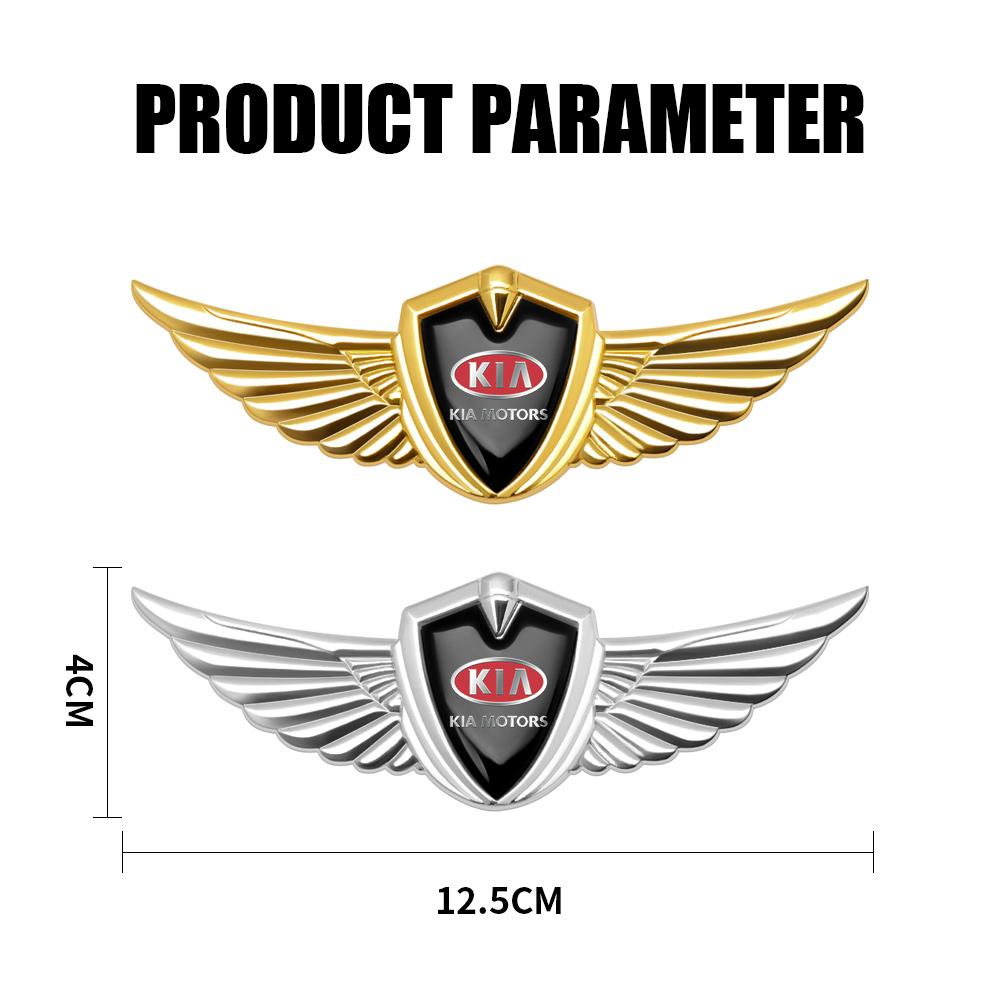 SKTF2 1pc 3D Metal Car Body Trunk Emblem Sticker Decoration For KIA Ceed Sorento K3 K6 Rio Sportage Cadenza Soul Picanto Optima Cerato