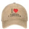 Я Люблю Сабрину-Карпентер Бейсболка Для Активного Отдыха Спортивная Dropshipping Хип-Хоп Кепки Для Пары Женская Повседневная Защита от Солнца Snapback Кепка