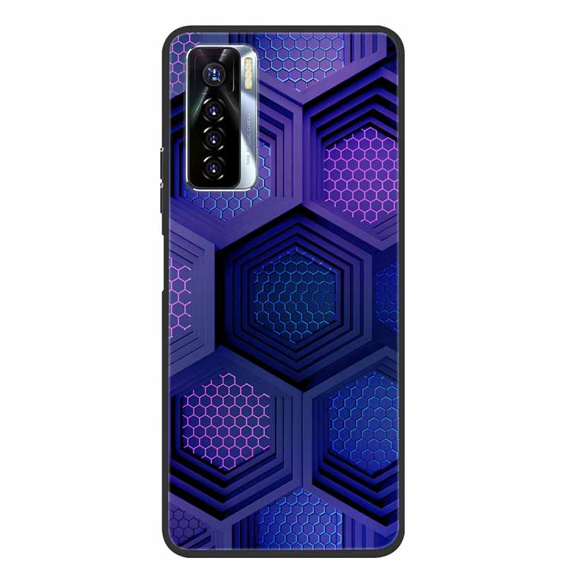 Для Tecno Camon 17 Pro Чехлы 17P 17 Мягкий ТПУ Силиконовый Чехол для Телефона для Tecno Camon 17P Задняя Крышка Бампер Fundas Camon17 CG7n Capa