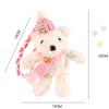 PP Cotton Stuffed Bear Pendant Scarf Bag Decoration Bib Bear Plush Key Chain  Children