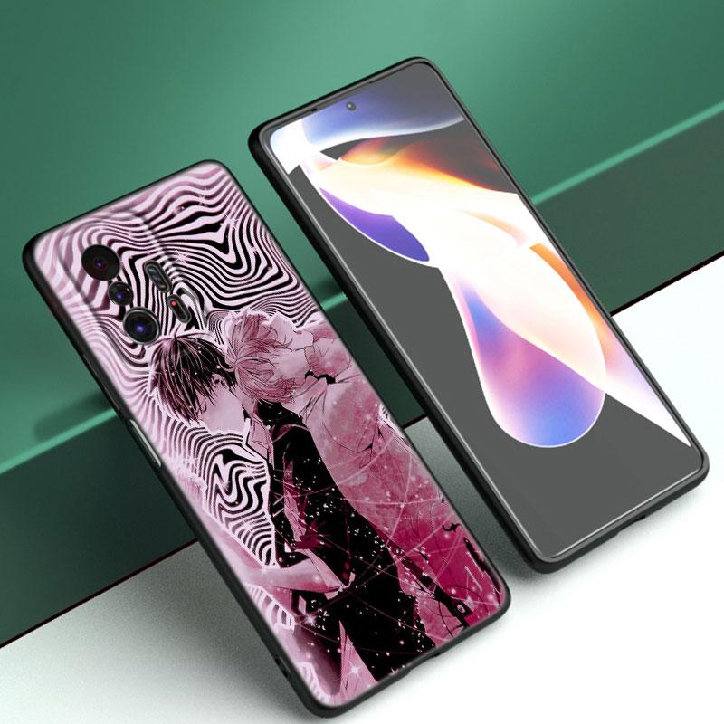 Чехол для телефона с изображением аниме Yaoi для Xiaomi Mi A2 8 9 SE Note 10 10T 11 12 Lite 9T 11T 12S 12T Pro A3 6X 12X, мягкий черный чехол из ТПУ