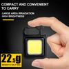 Convenient Carry-on Keychain Camping Light Multi-function COB Rechargeable Emergency Light Mini High Bright Camping Lights