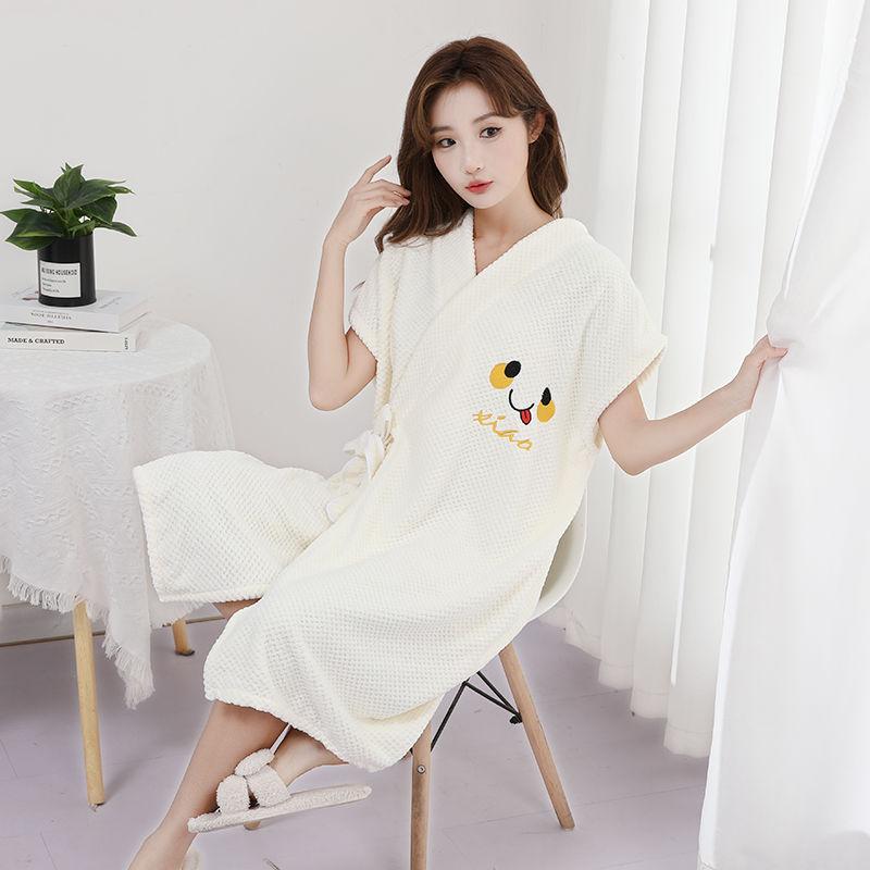 Летний взрослый носимый банный халат на шнуровке, быстросохнущее впитывающее банное полотенце, удобная и мягкая банная юбка