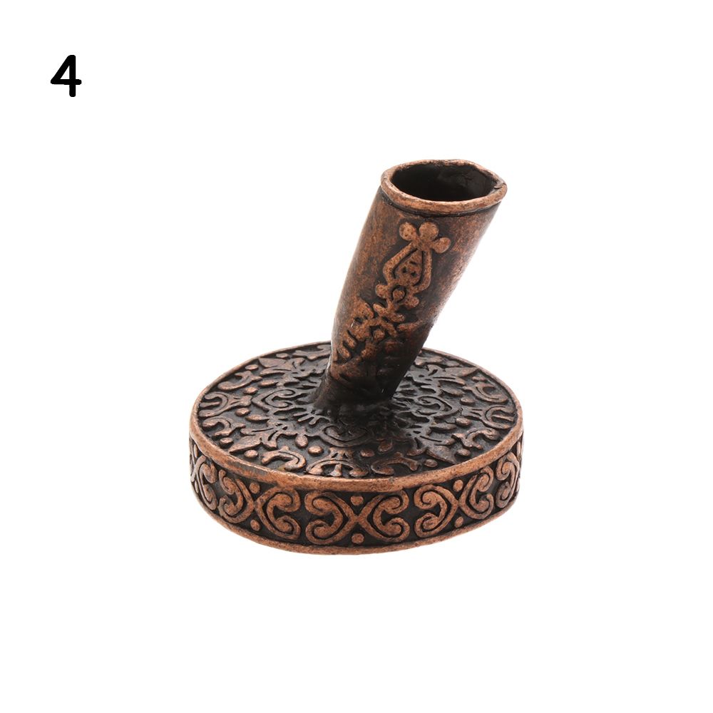Desktop Organizer Round Base Writing Accessories Vintage Metal Pen Clips Pen Holder European Style