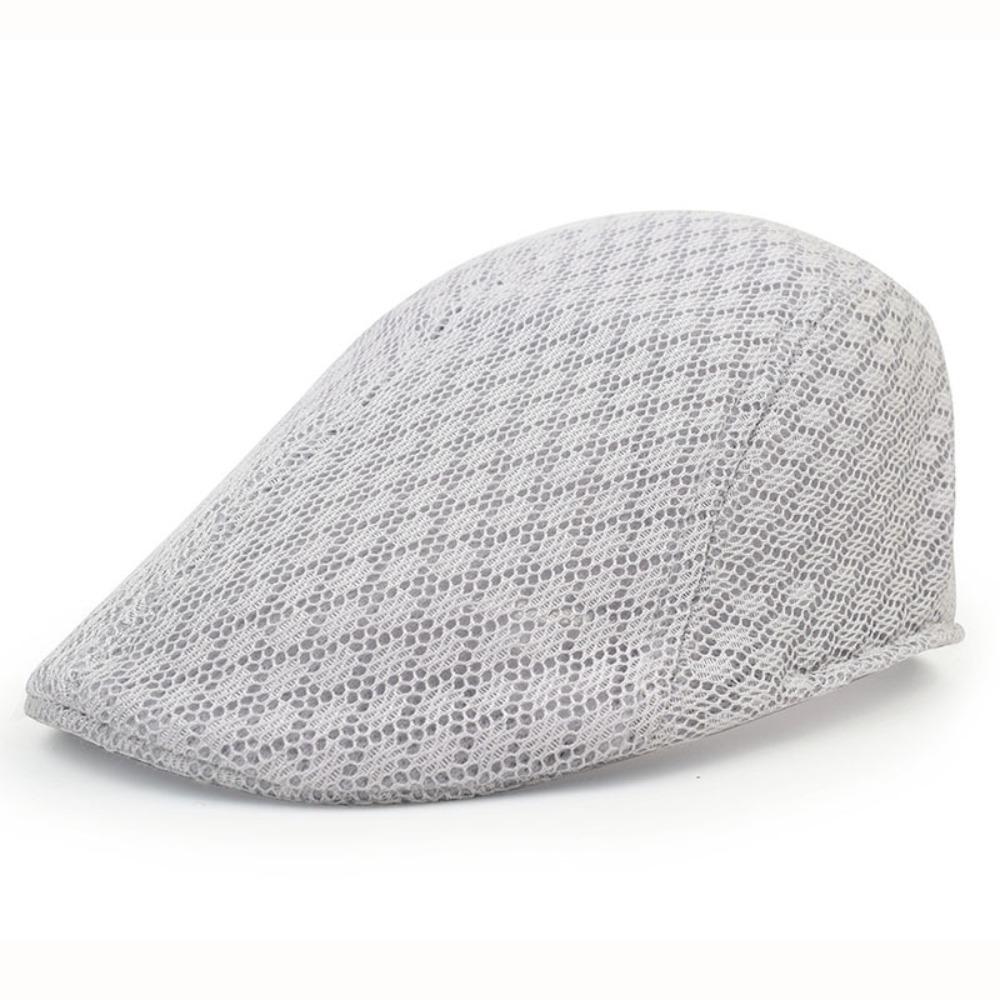 Однотонная кепка с утиным козырьком, корейская версия, шляпа от солнца, повседневный сетчатый берет, унисекс