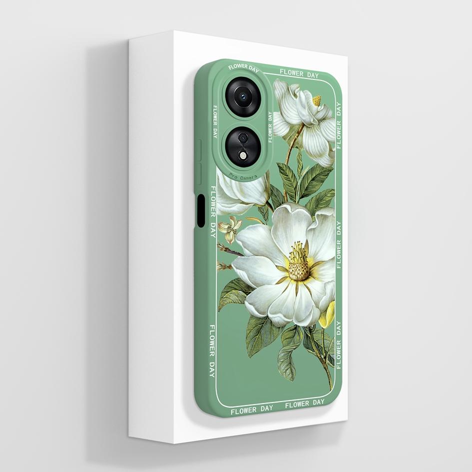 Для Oppo A58 A78 4G 5G чехол Роскошный модный противоударный противоударный противоударный квадратный матовый мягкий жидкий силиконовый протектор экрана для бамперов Oppo