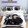 3pcs Michael Jackson Design Cover Set - HD Printed Bedding with 1 Cover and 2 Pillowcases - Perfect for Home and Dorm Decor