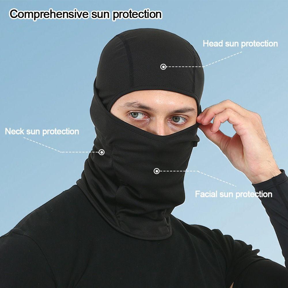 Protection Hiking Scarves Helmet Liner Hats Cooling Neck Cycling Balaclava Full Face Cap Face Cover