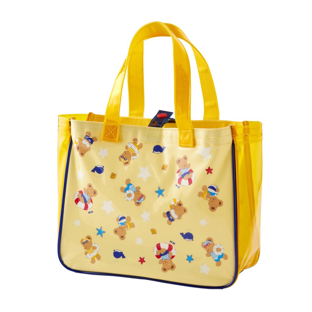 [Miki House] Beach Bag for Boys and Girls, Baby, Kids, Children's Clothing, 12-8201-145, Yellow