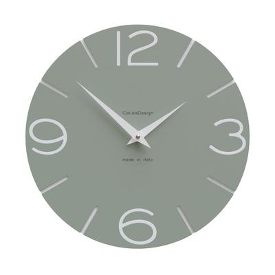 Настенные часы CalleaDesign SMILE Sage White