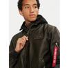 Куртка из имитации кожи Alpha Industries 123106