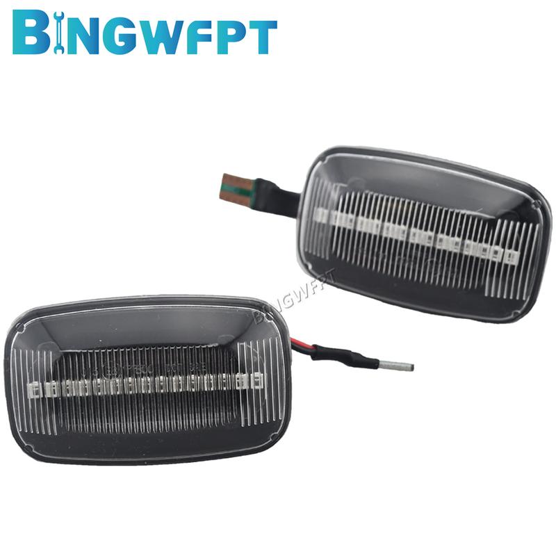 Pair LED Dynamic Turn Signal Light Side Marker Lamp For Toyota Land Cruiser 70 Series (J70) 1984-Present Car