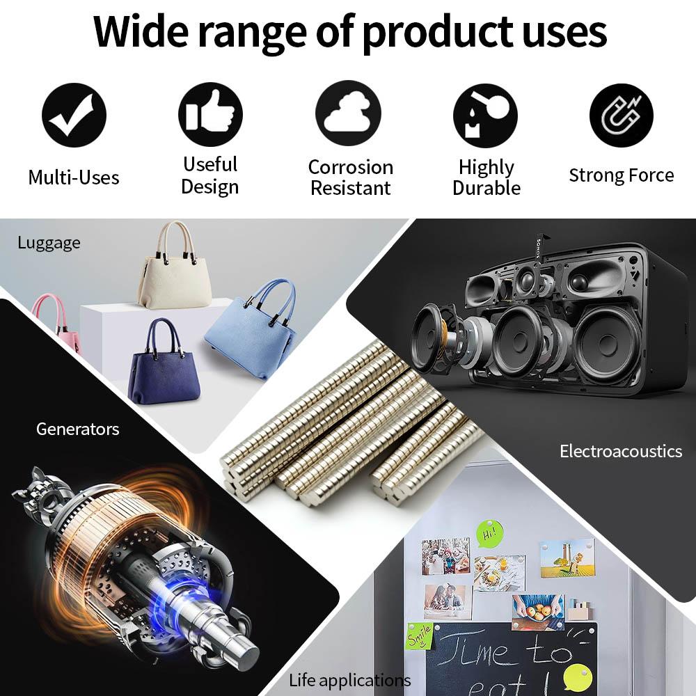 4x2mm Super Strong Neodymium Magnet N35 NdfeB Permanent Magnetic imanes Round Powerful Magnets Refrigerator