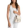 Michael Kors Quinn Metal Accents Leather Crossbody Backpack Mini Women bags Cream 30T5GQNB0L-289