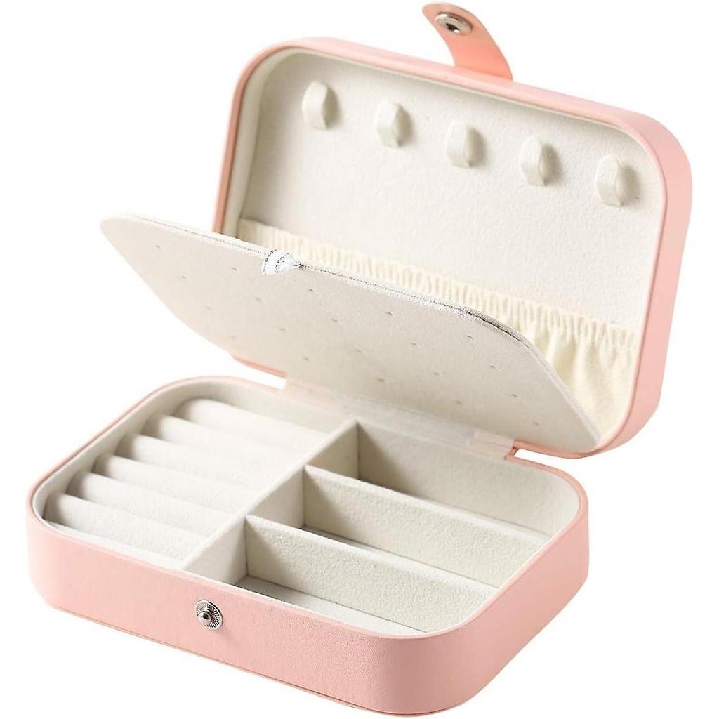 Jewelry Box For Women Travel Jewelry Organizer Double Layer for Necklace Earring Rings Jewelry Holde