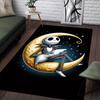 1pc The Nightmare Before Christmas Pattern Area Rug Soft Flannel Floor Mat for Living Room,Office,Bedroom and Carpet