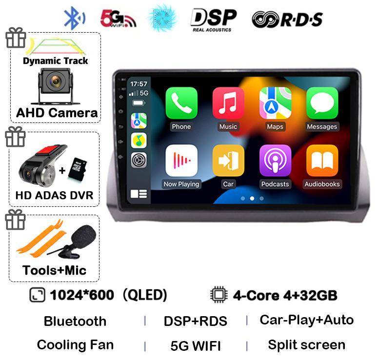 Android 14 Carplay Auto For Fiat Argo 2019 2020 2021 2022 Stereo Multimedia Autoradio DSP Car Radio Video Player GPS 360 Camera