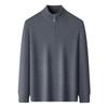 Winter Knitted Sweater Zipper Semi-Turtleneck 10A Antibacterial Thickened 410G Men'S Knitted Sweater With Quality Inspection