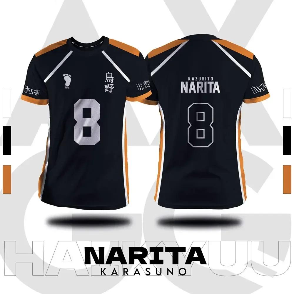 Haikyuu Fukurodani Hinata мультфильм аниме косплей мужчины джерси короткий рукав детская футболка одежда унисекс топы новая мода женская футболка